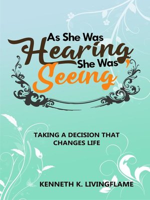 cover image of As She Was Hearing, She Was Seeing